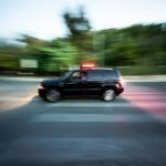 Αστυνομικό όχημα ως συμβολική εικόνα για την υπόθεση του ροφήματος που διαφημιζόταν για το αλκοτέστ