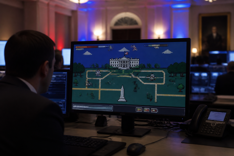 Ο Λευκός Οίκος εγκαινιάζει arcade παιχνίδια για να προωθήσει την ατζέντα Τραμπ