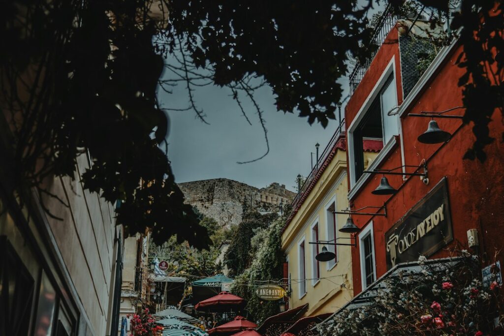 Οδός στην Πλάκα της Αθήνας