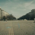 Πόλη στη Ρουμανία - εικόνα αρχείου
