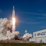 Εκτόξευση πυραύλου SpaceX - εικόνα αρχείου