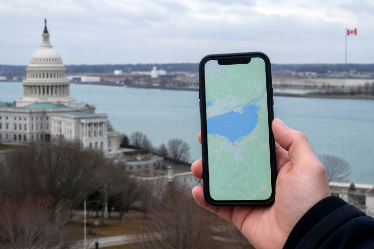 Ο Τραμπ ζήτησε από την Apple να γράφει «Lake America» αντί για Lake Ontario στους χάρτες