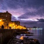 Νυχτερινή εικόνα της Αβάνας, Κούβα — φωτογραφία αρχείου