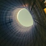 Κυκλική επιστημονική εγκατάσταση ως συμβολική εικόνα επιταχυντή σωματιδίων
