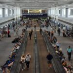 Εσωτερικός χώρος στο αεροδρόμιο του Ντένβερ