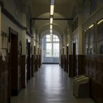 Διάδρομος σχολικής εγκατάστασης, φωτογραφία αρχείου