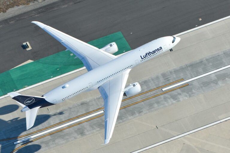 Αεροσκάφος Lufthansa στο Λος Άντζελες