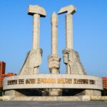 Μνημείο στην Πιονγκγιάνγκ – εικόνα αρχείου