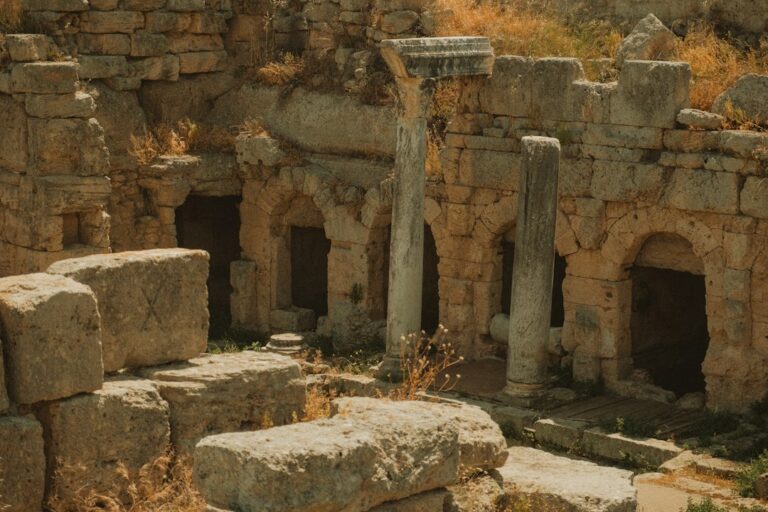 Αρχαία ρωμαϊκά ερείπια από ανθεκτική κατασκευή