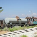 Παλαιά σιδηροδρομικά βαγόνια, φωτογραφία αρχείου, όχι ο Οδοντωτός Διακοπτού Καλαβρύτων